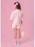SAIA SHORT BOUCLE LAPELAS BORDADO 28734 ROSA GELADO - loja online