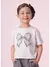 BLUSA COTTON AMPLA SERIGRAFIA LAÇO CRISTAIS 28890 - DolceBee - Vestindo Príncipes e Princesas