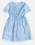 VESTIDO DE TULE E PAETE AZUL DENIM MOMI H6051 - loja online