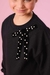 BLUSA MOLETOM PITUCHINHUS LAÇO VELUDO 28855 na internet