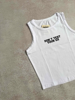 MUSCULOSA DONT TEXT - comprar online