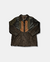 Casaco vintage de couro legítimo patchwork [id102]