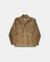 Jaqueta vintage western de couro legítimo cru [ID062]