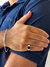 Anel Regulável Pedra Preta Masculino - comprar online