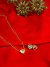 Conjunto Colar e Brinco Ouro Coração Encapsulado - comprar online