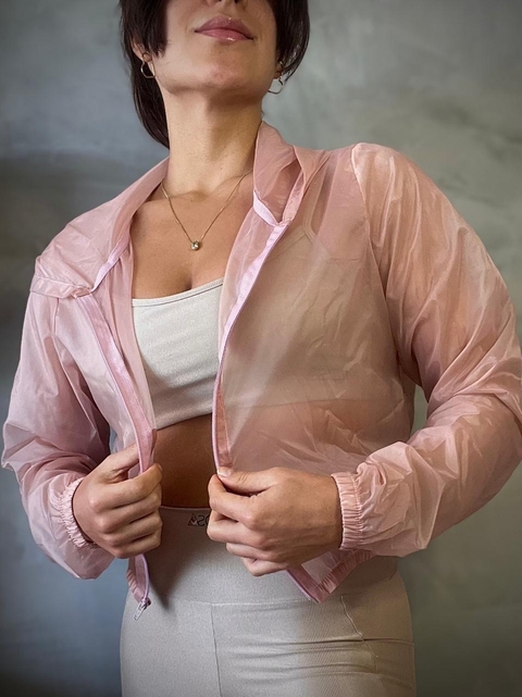 Jaqueta Cropped - Cor: Quartzo Rosa