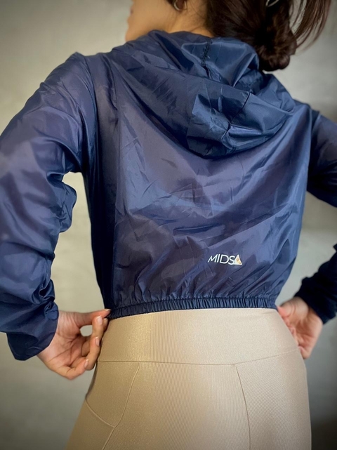 Jaqueta Cropped - Cor: Safira - comprar online