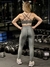 Legging Empina Bumbum Glow Up Compressão - Cor: Grafite - MIDSA