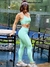 Legging Empina Bumbum Glow Up Compressão - Cor: Verde Água