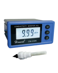 Medidor de conductividad CM-230K con pantalla digital y sensor plástico K1.0 