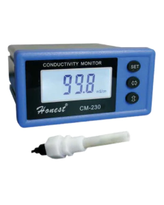 Medidor de conductividad CM230 con pantalla digital y sensor plástico K1.0.