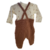 Jardineira Tricô Marrom | Carter's - loja online