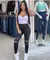 Legging Com Ziper Na Frente Sal E Pimenta