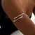 BRAZALETE FIDELY PLATEADO - comprar online