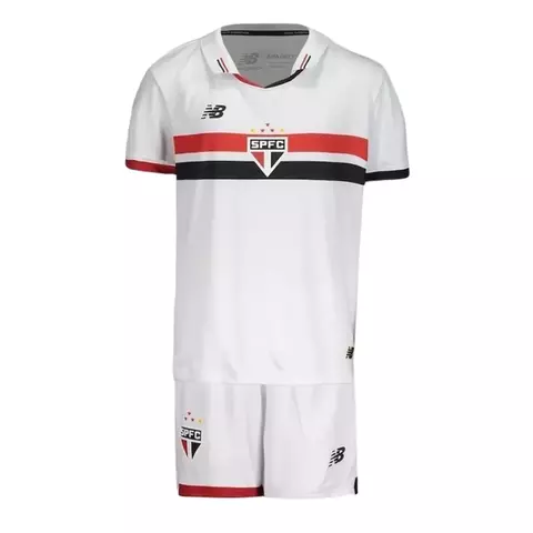 Kit Infantil São Paulo I 24/25 - New Balance - Branco