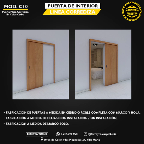 Puerta de Interior Corrediza 2"