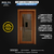 Puerta Maciza 2" Exterior / Interior