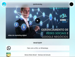 BIO LINK COM VÍDEO DE APRESENTAÇÃO PROFISSIONAL + CANAL DO YOUTUBE