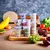 Recipientes de armazenamento de alimentos de plástico transparente dispensador - loja online