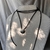 CHOKER CIRCULO A. Blanco