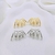Brinco Ear Cuff Camila banhado a ouro - Catrinas Semijoias