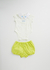 CONJUNTO INFANTIL BODY E SHORT LIMA