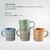 JUEGO DE 4 TAZAS CON TEXTURA MODELO ASPEN - Novedades A&C