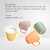 SET DE 4 TARROS DE PORCELANA 380 ML MODELO GEOMETRIC