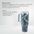 Vaso térmico de acero inoxidable con popote de 900 ml marmol azul - Novedades A&C