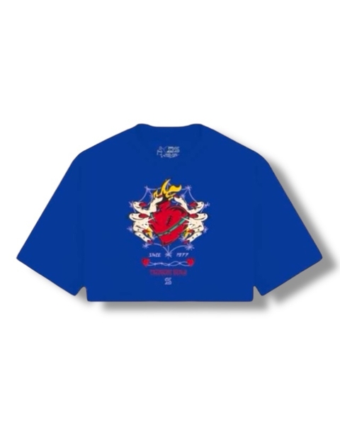 Cropped Oversized Trip Side “Coração” - comprar online