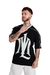Camiseta Jersey Oversized - ML Preto