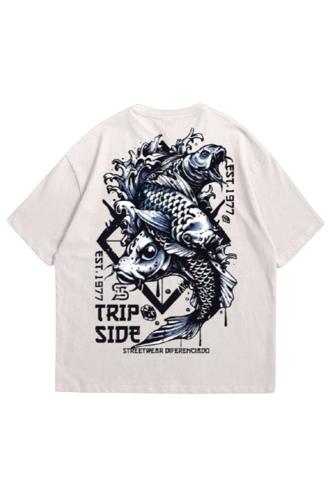 Camiseta trip Sid Oversized Carpa Branca - comprar online