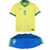 Kit Infantil Seleção Brasileira I 24/25 - Nike - Amarelinha