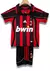 Kit Infantil Milan 2006/07 Retrô - Preto Vermelho - comprar online