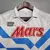 Camisa Napoli Retrô Away 1988/89 Torcedor Masculina - Branco - JSMARTLOJA ESPORTES 