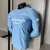 Camisa Manchester City Manga Longa Home 24/25 Puma Jogador Masculina- Azul - comprar online