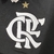 Jaqueta corta vento dupla face masculina do Flamengo, com cores preta e vermelha, da Adidas.