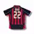 Camisa retrô do Milan 06/07, com listras vermelhas e pretas, logotipo da Adidas e patrocinador Bwin. - KAKA - SHEVSHENKO - PIRLO - GATTUSO - CAFU - DIDA- NESTA - RONALDO - RONALDINHO - SEEDORF -MALDINI