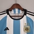Camisa Argentina 2022 Torcedor Masculina - Branca e Azul