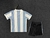 Kit Infantil Argentina 2024/25 - Azul Branco - JSMARTLOJA ESPORTES 