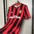 Camisa Milan 1988/89 - Retrô Masculino - Vermelha Preta - loja online