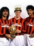 Camisa Milan 1988/89 - Retrô Masculino - Vermelha Preta na internet