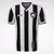 Camisa Botafogo Home I 24/25 Torcedor Masculina nas cores preto e branco, com listras verticais e escudo do Botafogo.
Camisa Botafogo Home I 24/25 Torcedor Masculina - Preto e Branco
