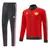 Conjunto Manchester United Adidas Agasalho Vermelho e Calça Preto - comprar online