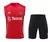 Kit Treino Manchester United Adidas 24/25 Regata Vermelha e Short Preto na internet