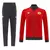 Conjunto Manchester United Adidas Agasalho Vermelho e Calça Preto