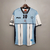 Camisa Argentina Retrô 2001 Edição Comemorativa Maradona Torcedor Masculina - Azul+Branco na internet