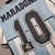 Camisa Argentina Retrô 2001 Edição Comemorativa Maradona Torcedor Masculina - Azul+Branco