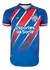 Camisa de futebol do Esporte Clube Bahia II 2024/25 na cor azul e vermelho, com detalhes em listras e logo do clube.