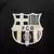 Camisa preta do Barcelona, edição especial Balmain 24/25, com logo da Nike e do time, ideal para torcedores.